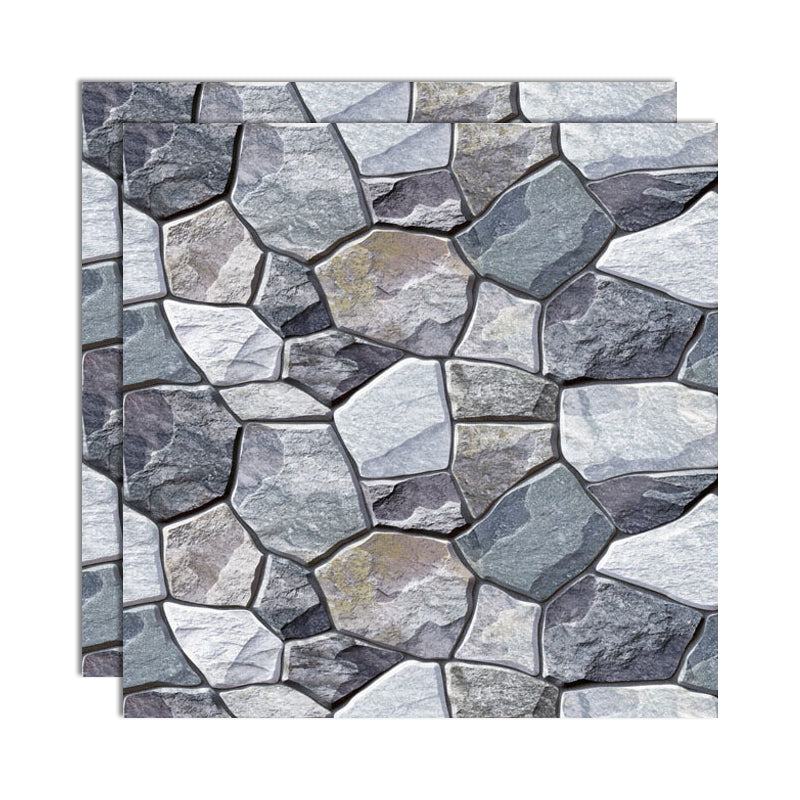 Lisslune | Plastic Peel and Stick Tiles 3D Square Waterproof Peel and Stick Tiles