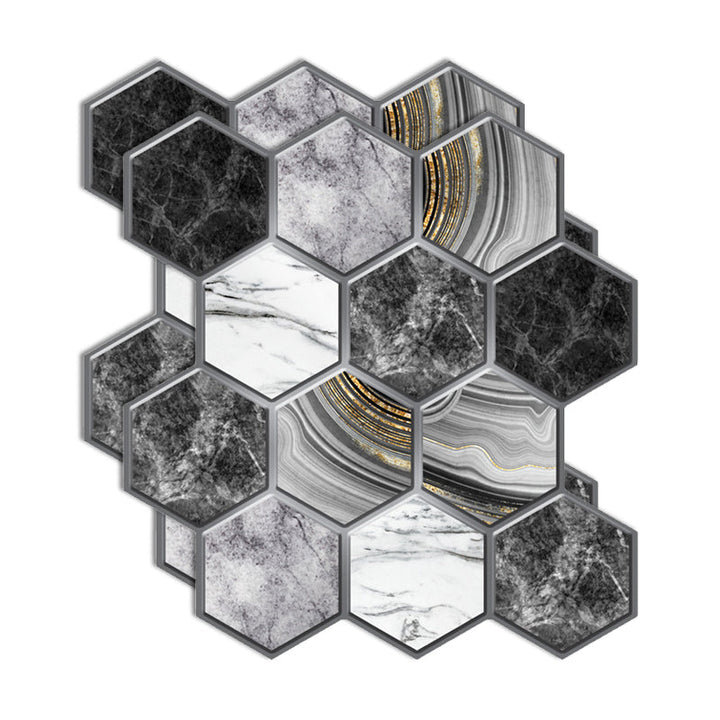Lisslune | Plastic Peel & Stick Subway Tile 3D Subway Tile with Anti-Slip Surface