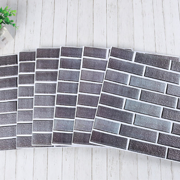 Lisslune | Plastic Peel & Stick Subway Tile 3D Subway Tile with Anti-Slip Surface