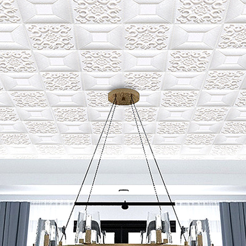 Lisslune | Modern Pearl Wall Bowls PVC Wall Access Panel Peel and Stick Wall Tile Set of 10