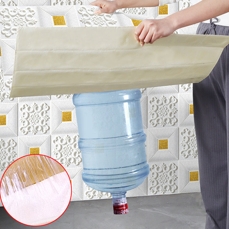 Lisslune | Modern Pearl Wall Bowls PVC Wall Access Panel Peel and Stick Wall Tile Set of 10