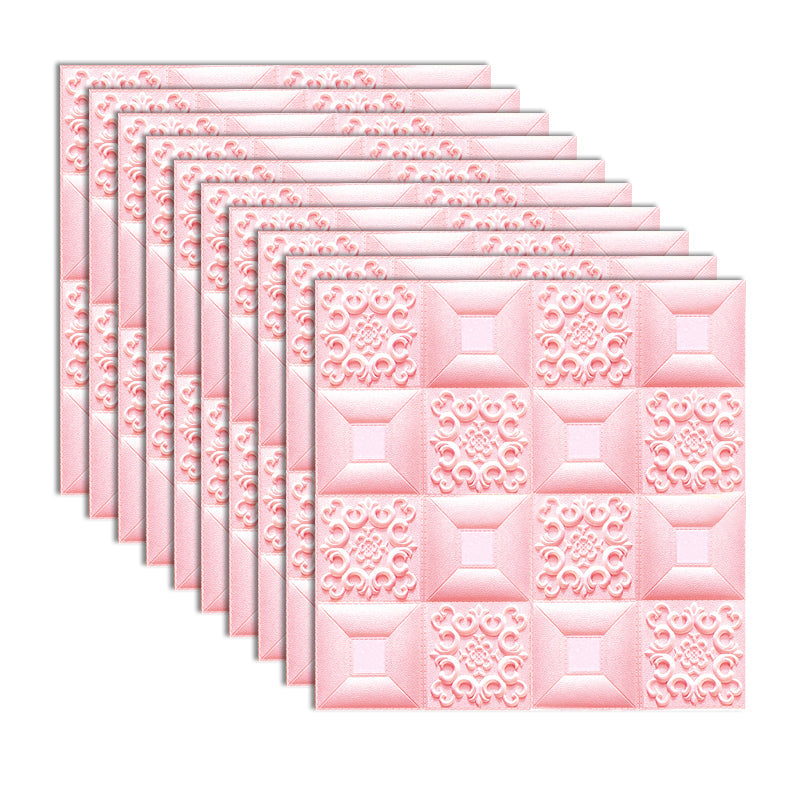 Lisslune | Modern Pearl Wall Bowls PVC Wall Access Panel Peel and Stick Wall Tile Set of 10