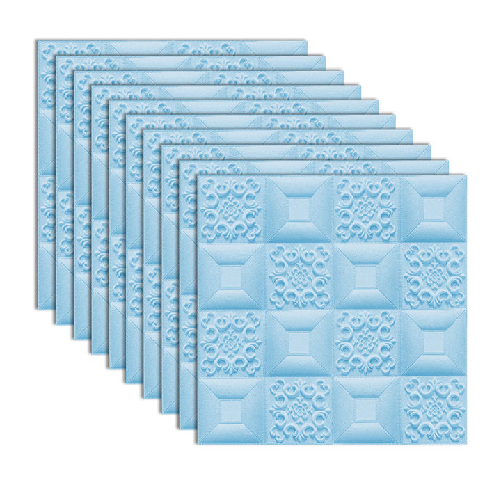Lisslune | Modern Pearl Wall Bowls PVC Wall Access Panel Peel and Stick Wall Tile Set of 10