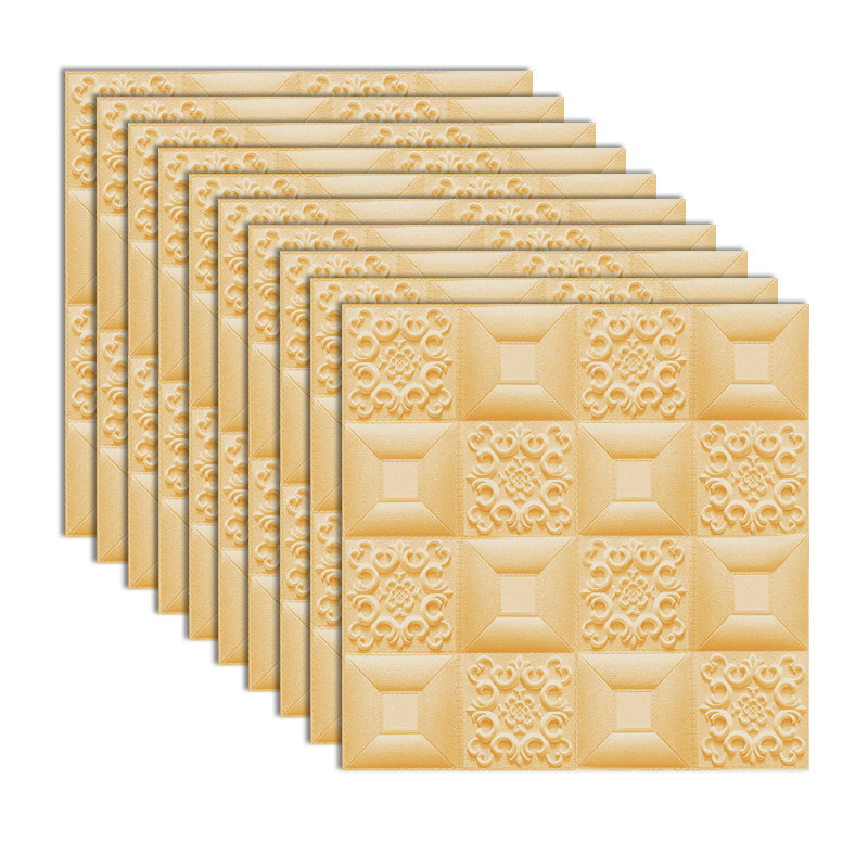 Lisslune | Modern Pearl Wall Bowls PVC Wall Access Panel Peel and Stick Wall Tile Set of 10