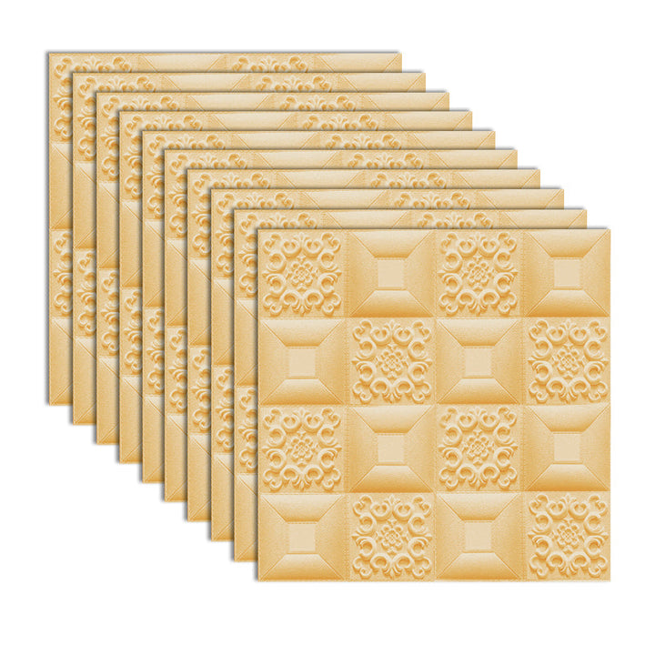 Lisslune | Modern Pearl Wall Bowls PVC Wall Access Panel Peel and Stick Wall Tile Set of 10