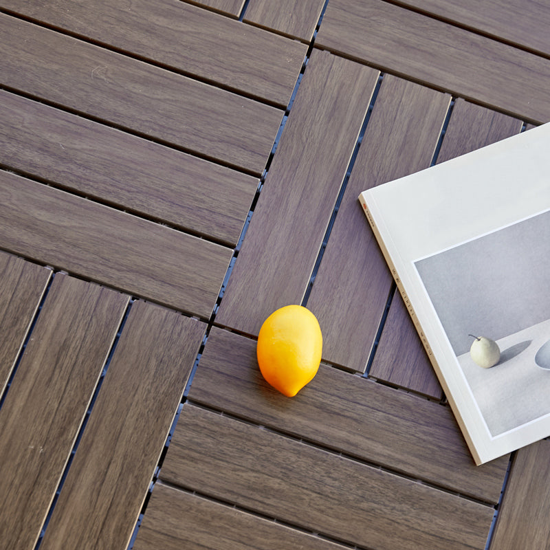 Lisslune | Outdoor Floor Patio Strip Composite Square Waterproof Deck Board
