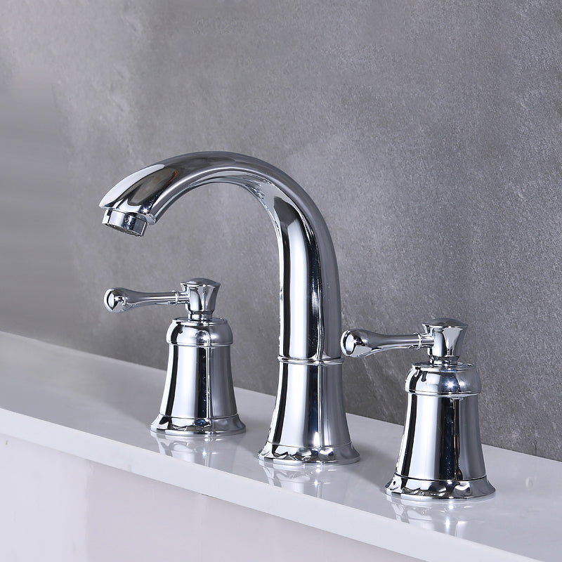 Lisslune | Bathroom Faucet Lever Handle Brass Hand Shower Sink Faucet