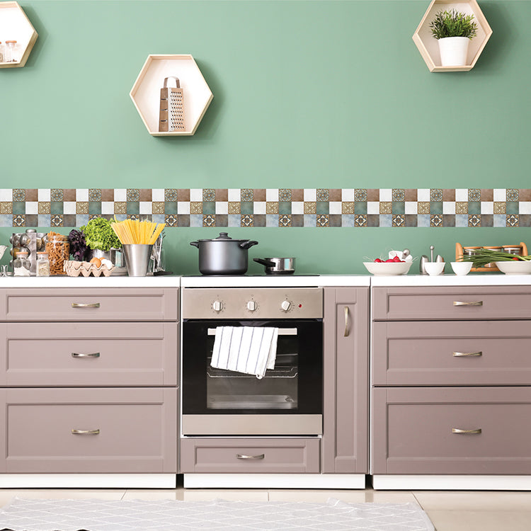 Lisslune | Modern backsplash tile Smooth Self-adhesive wall tile for the bathroom
