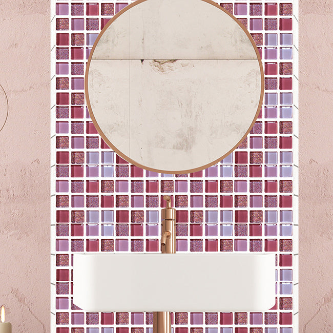 Lisslune | Modern backsplash tile Smooth Self-adhesive wall tile for the bathroom
