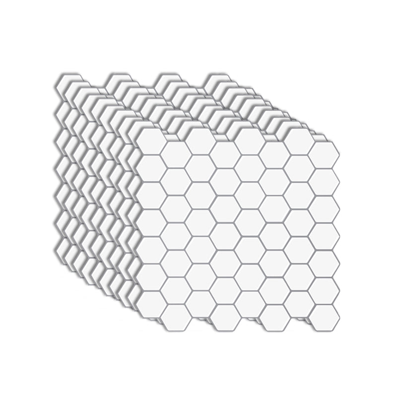 Lisslune | Modern Peel-and-Stick Wall PVC Hexagon Peel-and-Stick Tile