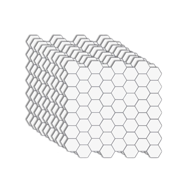 Lisslune | Modern Peel-and-Stick Wall PVC Hexagon Peel-and-Stick Tile