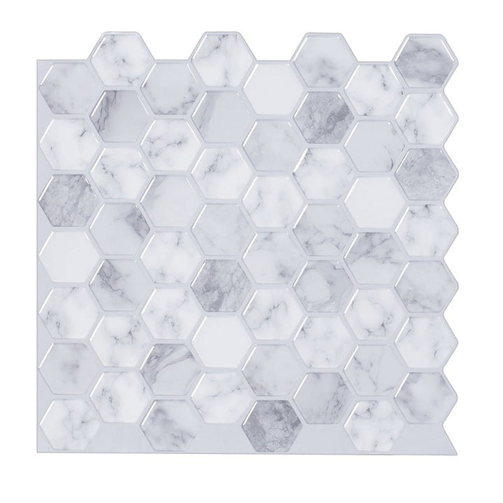 Lisslune | Modern Peel-and-Stick Wall PVC Hexagon Peel-and-Stick Tile