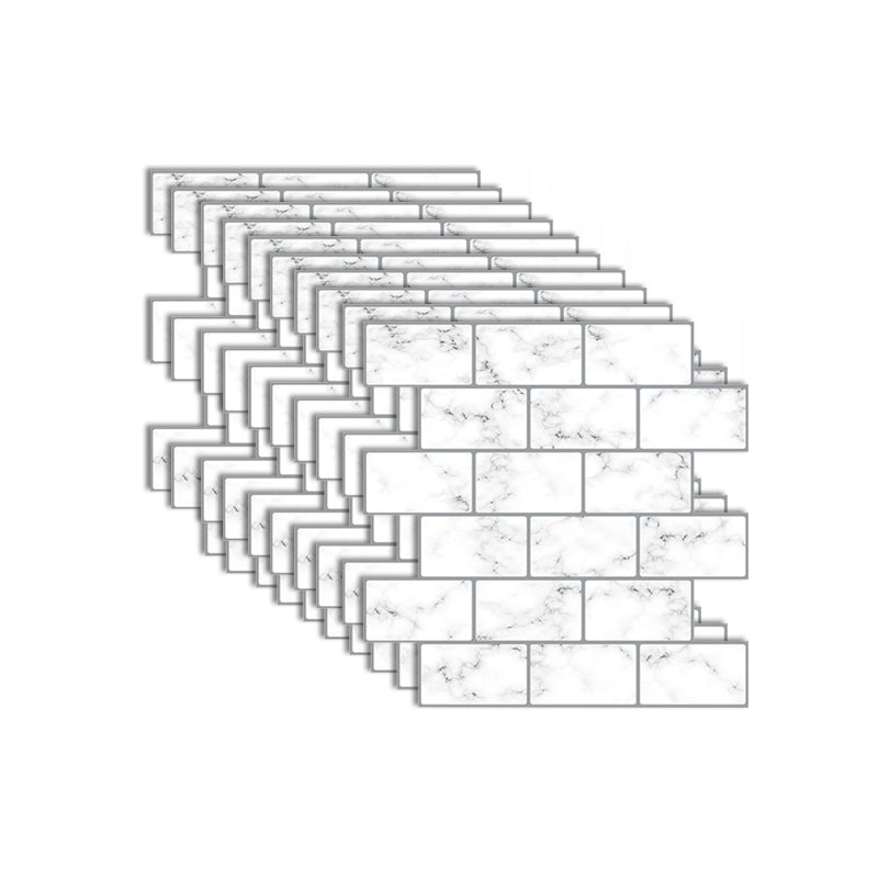Lisslune | Modern Peel-and-Stick Wall PVC Hexagon Peel-and-Stick Tile