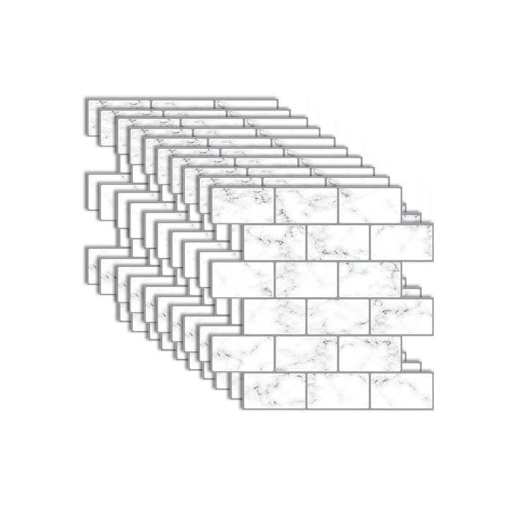 Lisslune | Modern Peel-and-Stick Wall PVC Hexagon Peel-and-Stick Tile