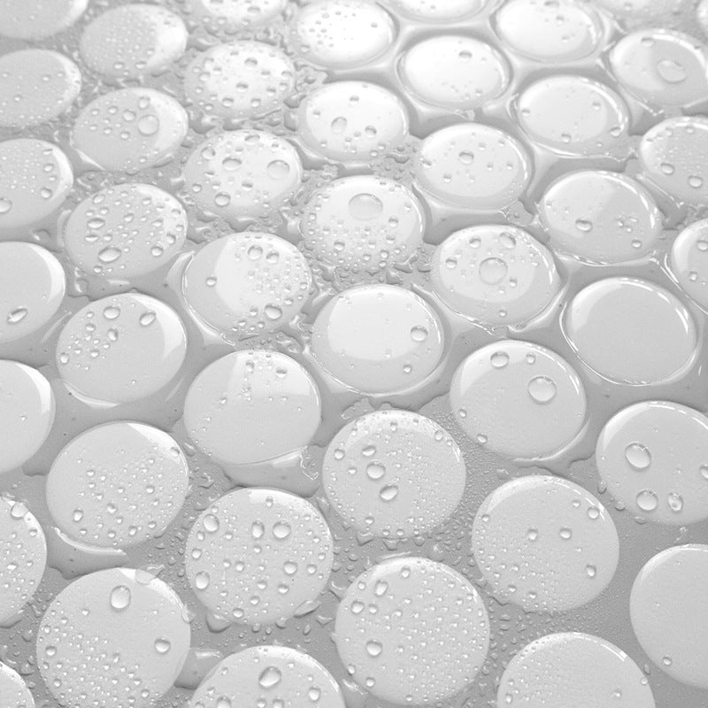 Lisslune | Modern Peel and Stick Tiles PVC Penny Round Peel and Stick Back Wall Tiles