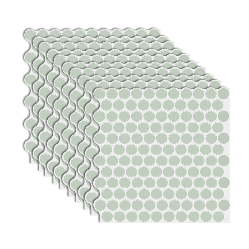 Lisslune | Modern Peel and Stick Tiles PVC Penny Round Peel and Stick Back Wall Tiles