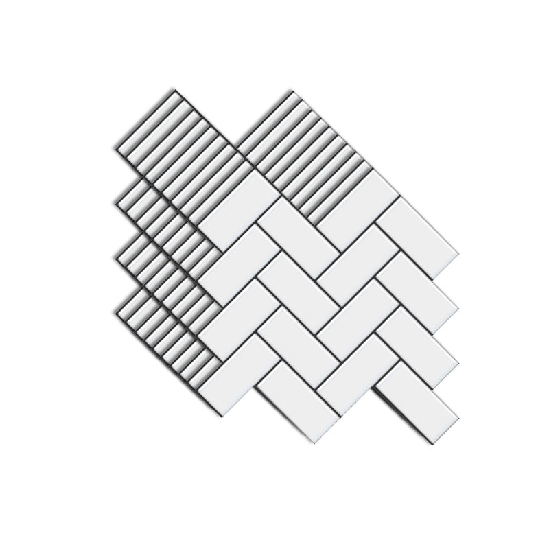 Lisslune | Modern Peel and Stick Tiles PVC Herringbone Peel and Stick Backsplash Tiles