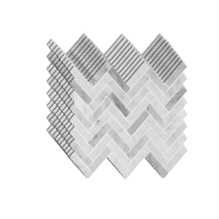 Lisslune | Modern Peel and Stick Tiles PVC Herringbone Peel and Stick Backsplash Tiles