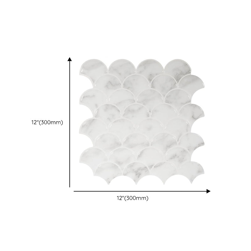 Lisslune | Modern Peel and Stick Tiles PVC Herringbone Peel and Stick Backsplash Tiles
