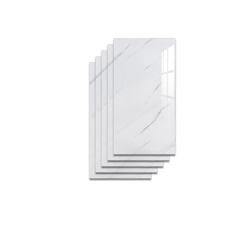 Lisslune | Modern Pearl Wall Protection Element PVC Wall Access Panel Peel and Stick Wall Tile Set of 5