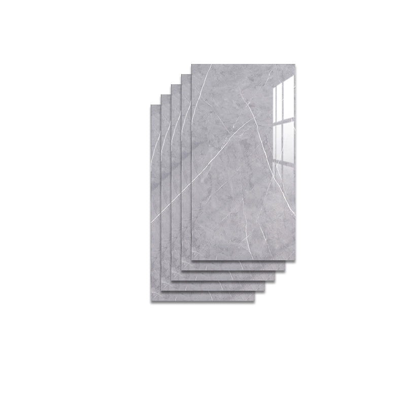 Lisslune | Modern Pearl Wall Protection Element PVC Wall Access Panel Peel and Stick Wall Tile Set of 5