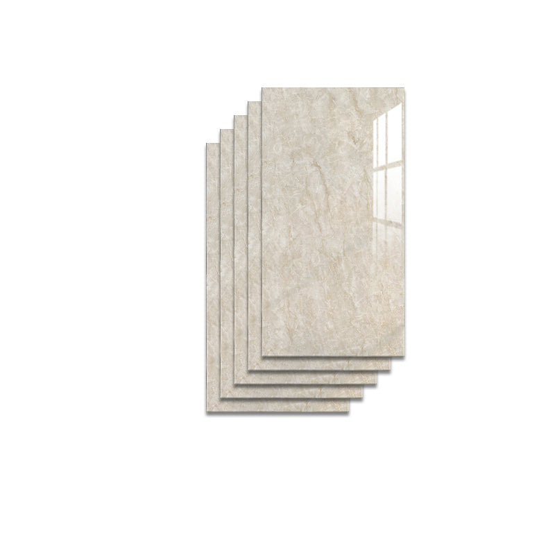 Lisslune | Modern Pearl Wall Protection Element PVC Wall Access Panel Peel and Stick Wall Tile Set of 5