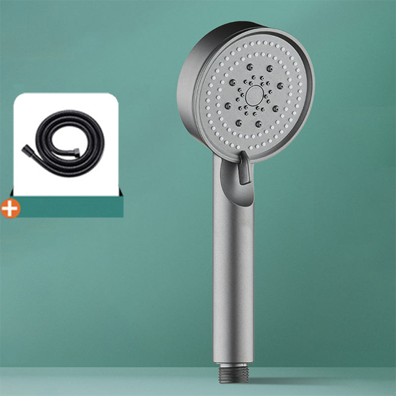 Lisslune | Modern Shower Head Adjustable Spray Pattern Round Plastic Hand Shower