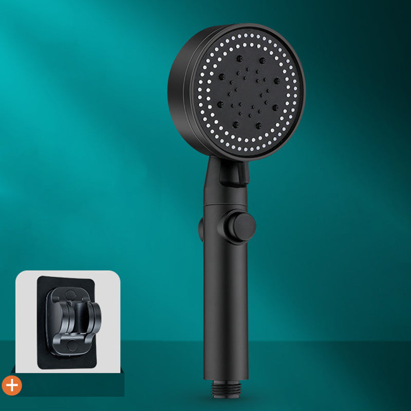 Lisslune | Modern Shower Head Adjustable Spray Pattern Round Plastic Hand Shower