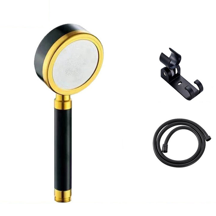 Lisslune | Luxurious Shower Head Color Block Adjustable Water Flow Round Hand Shower