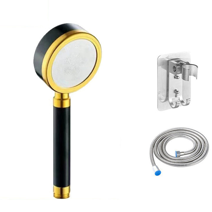 Lisslune | Luxurious Shower Head Color Block Adjustable Water Flow Round Hand Shower