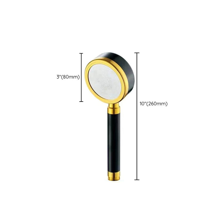 Lisslune | Luxurious Shower Head Color Block Adjustable Water Flow Round Hand Shower