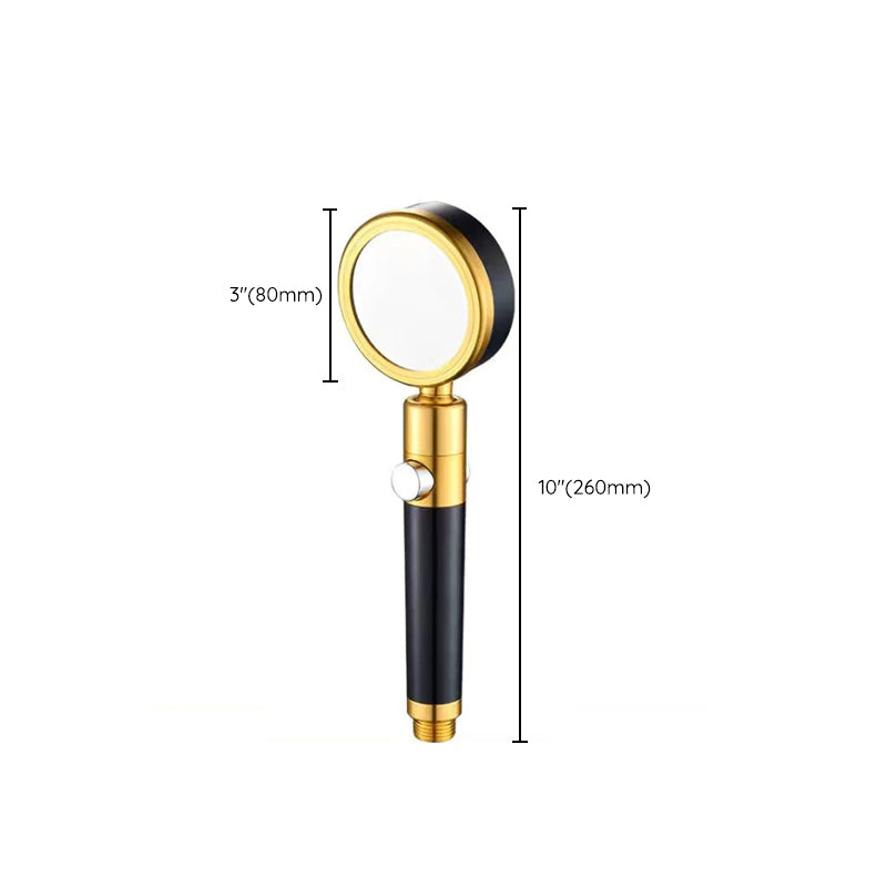 Lisslune | Luxurious Shower Head Color Block Adjustable Water Flow Round Hand Shower