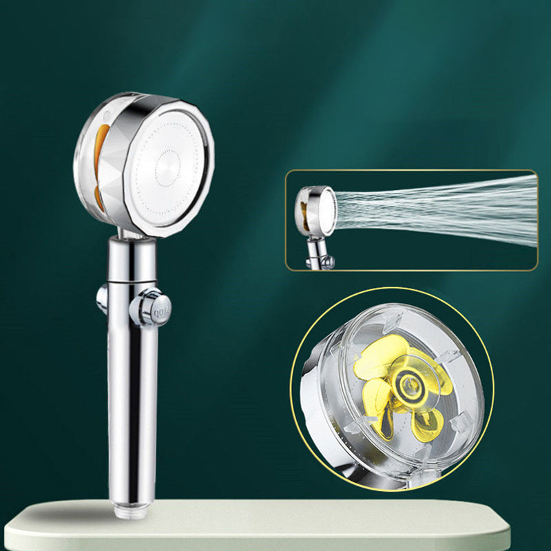 Lisslune | Round shower head adjustable water flow handheld shower head with water filtration