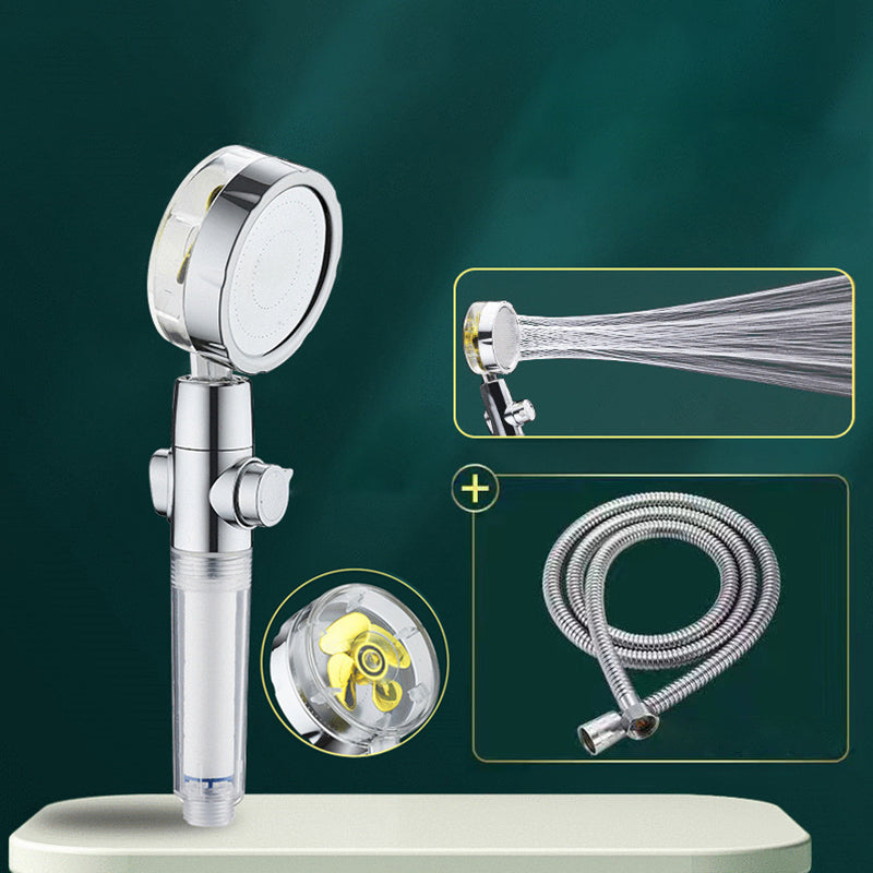 Lisslune | Round shower head adjustable water flow handheld shower head with water filtration