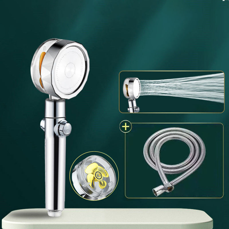 Lisslune | Round shower head adjustable water flow handheld shower head with water filtration
