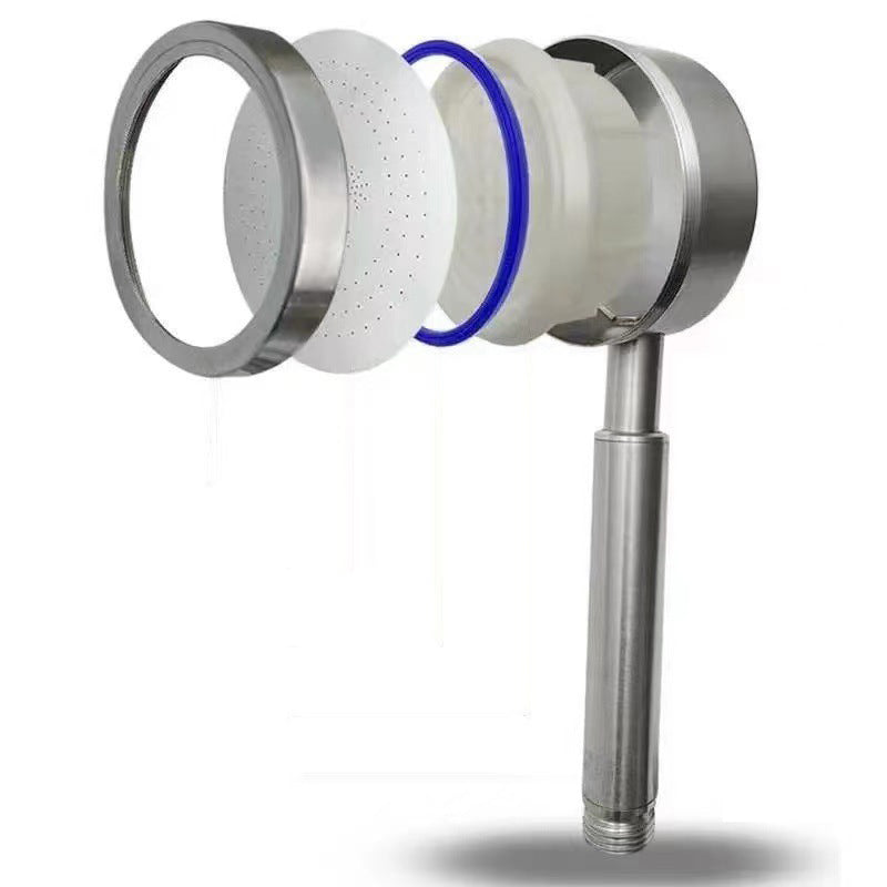 Lisslune | Classic Round Shower Head Metal Standard Handheld Shower Head