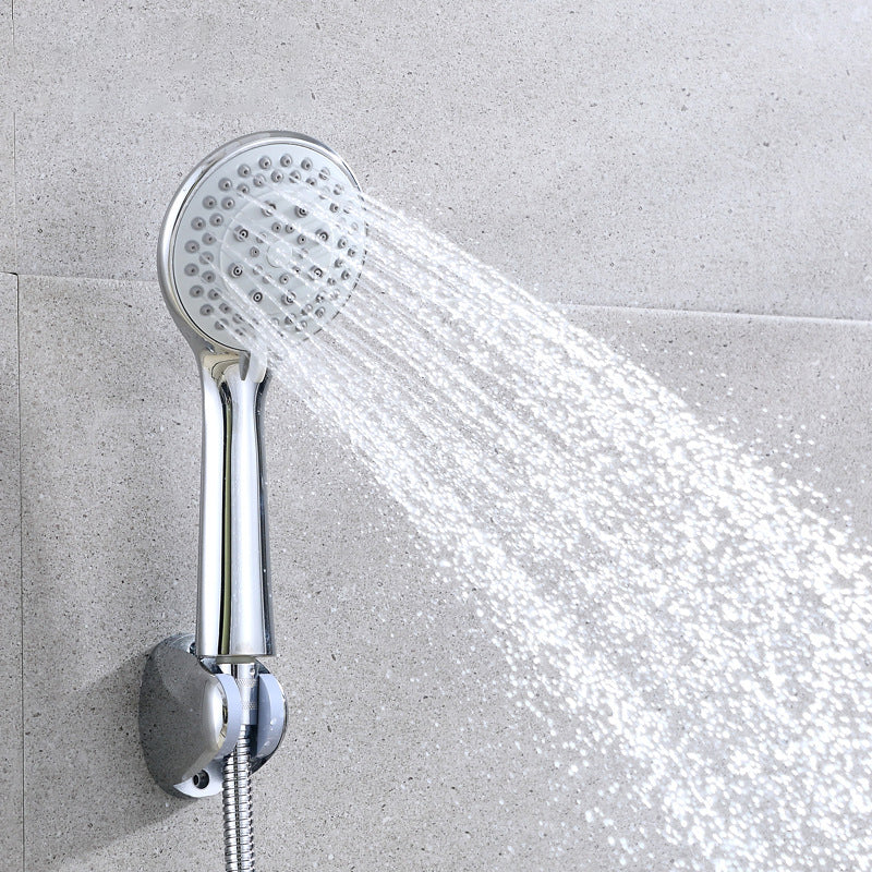 Lisslune | Modern adjustable shower head Round Metal Handheld Shower Head