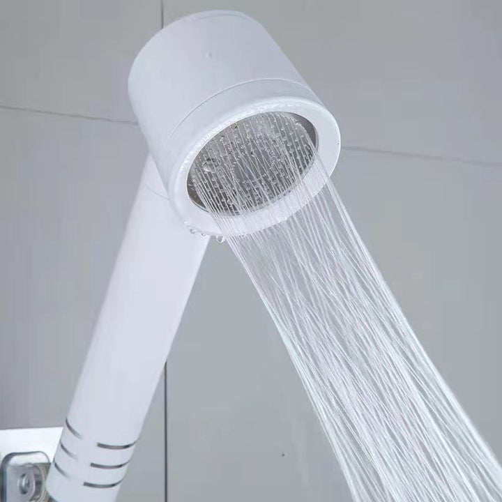Lisslune | Contemporary Shower Head Combination White Adjustable Hand Shower