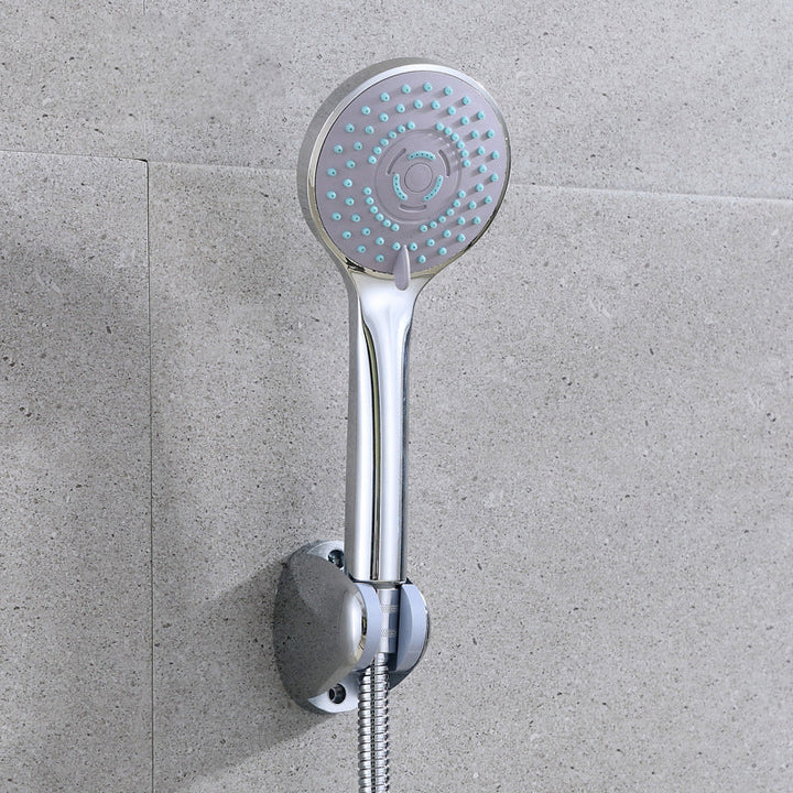 Lisslune | Metal chrome Hand shower Modern Rainfall Handheld Showerhead