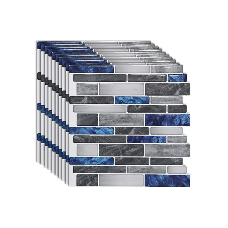 Lisslune | Modern Peel & Stick Field Tile PVC Offset Joint Peel & Stick Subway Tile