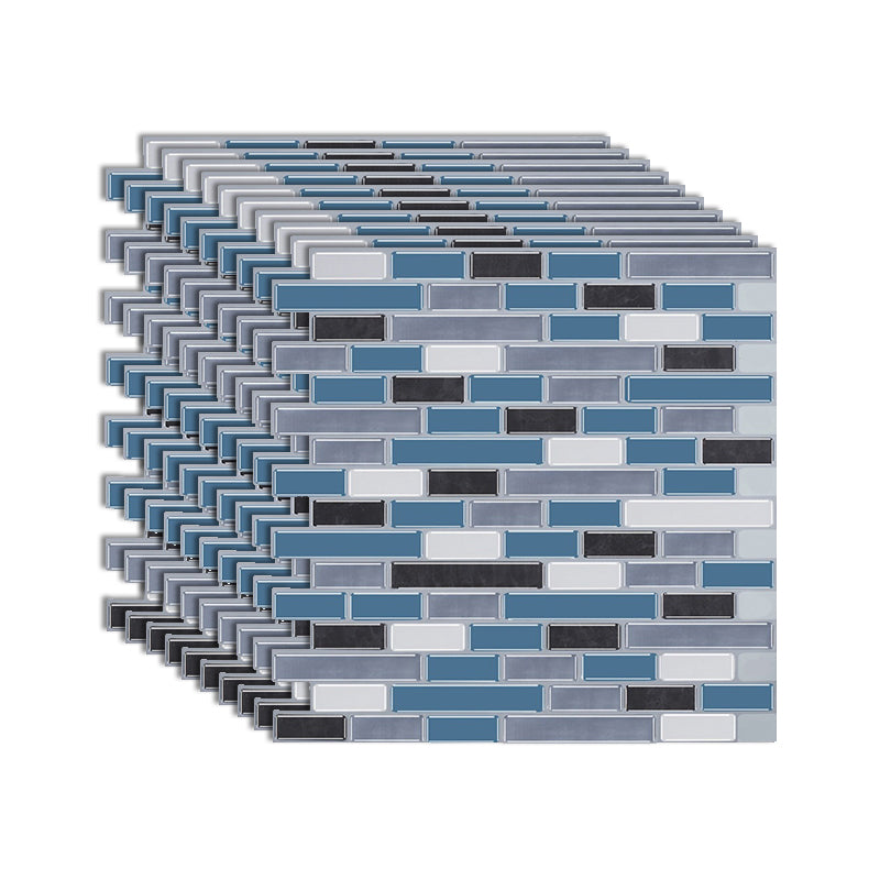 Lisslune | Modern Peel & Stick Field Tile PVC Offset Joint Peel & Stick Subway Tile