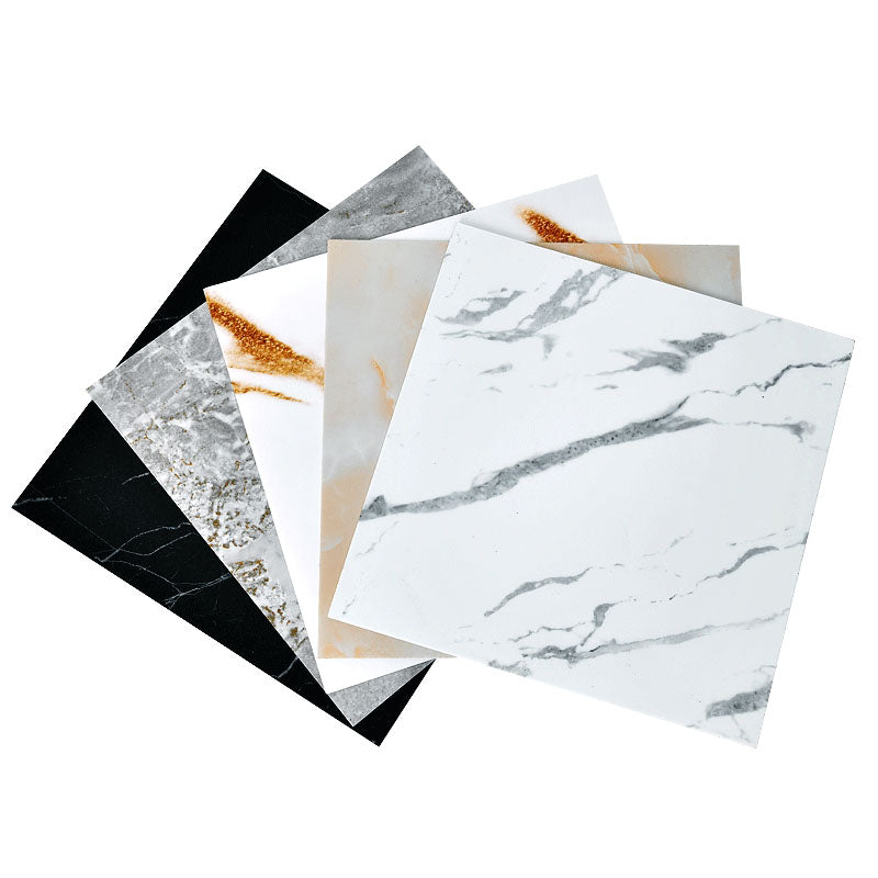 Lisslune | Modern Peel-and-Stick Tiles Plastic Single Tile Peel & Stick Mosaic Tile