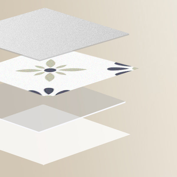 Lisslune | Modern Floor Tile Peel and Stick Ceramic Pattern PVC Flooring