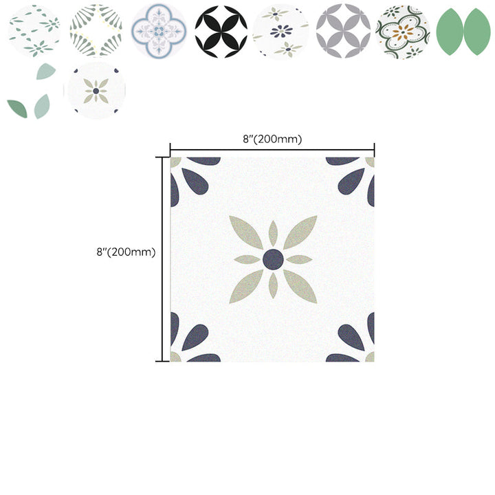 Lisslune | Modern Floor Tile Peel and Stick Ceramic Pattern PVC Flooring
