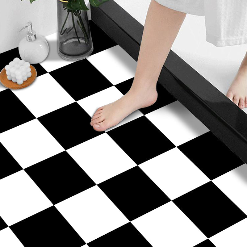 Lisslune | Modern Vinyl Floor Planks Grid Pattern Peel and Stick Vinyl Plank Flooring