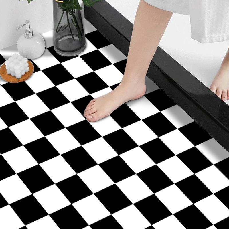 Lisslune | Modern Vinyl Floor Planks Grid Pattern Peel and Stick Vinyl Plank Flooring