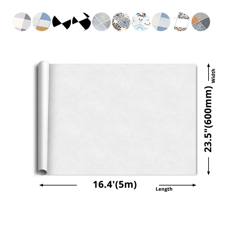 Lisslune | Modern Vinyl Floor Planks Grid Pattern Peel and Stick Vinyl Plank Flooring