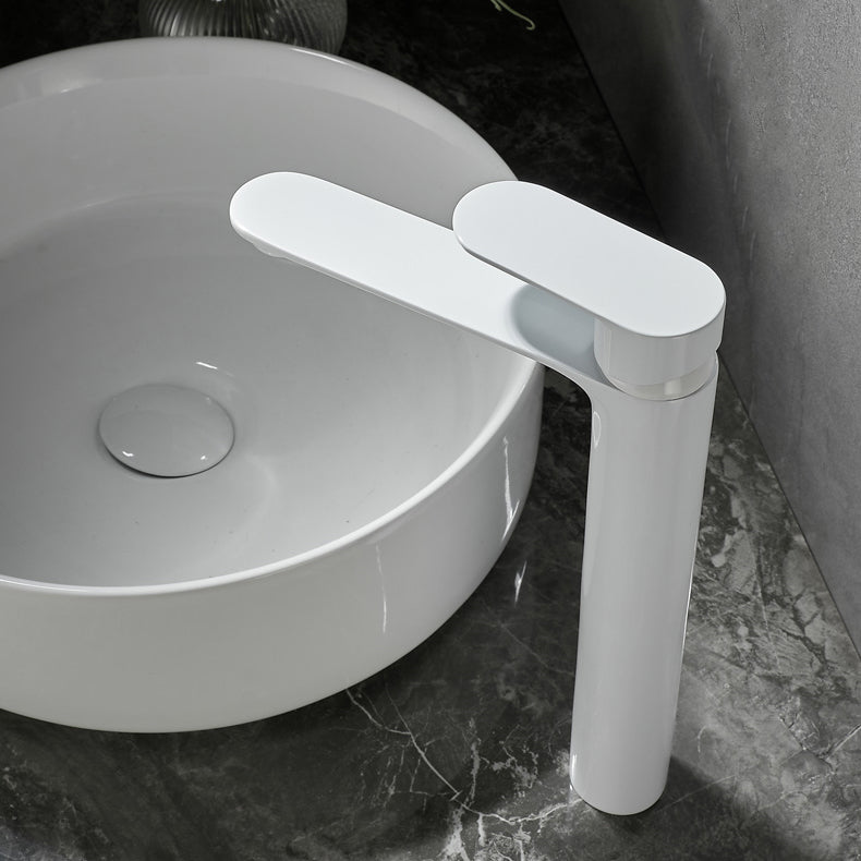 Lisslune | Bathroom Sink Faucet Lever Handle Brass Single Color Bathroom Faucet