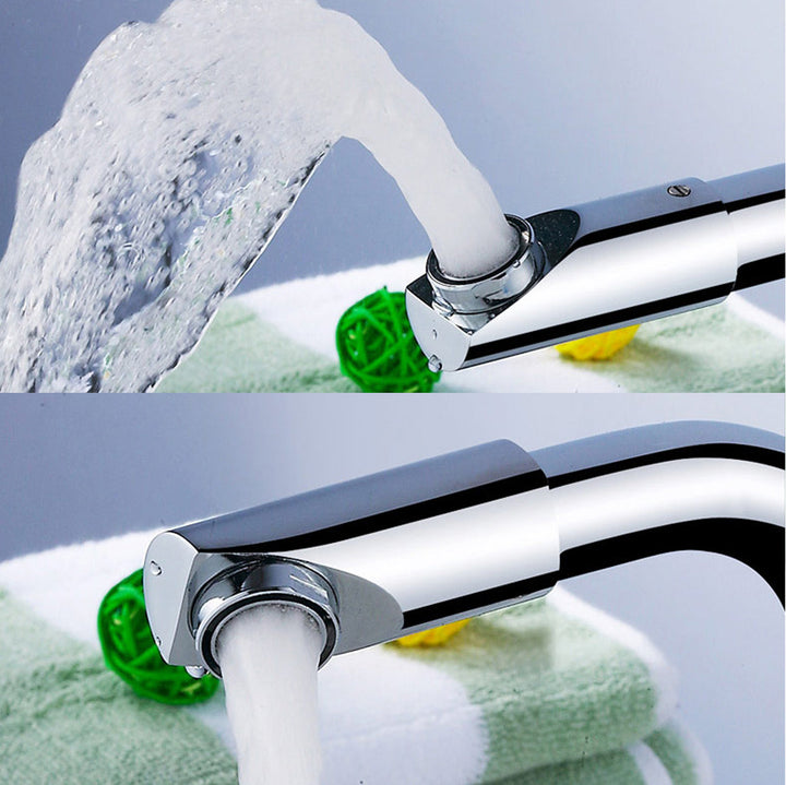 Lisslune | Modern Bathroom Faucet Brass Lever Handle Washroom Bathtub Faucet