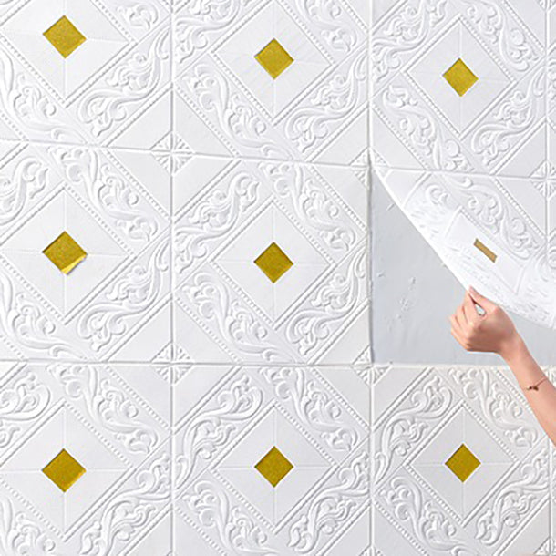 Lisslune | Modern Tin Backsplash Cover Three-Dimensional Printing Wall Ceiling Panel